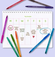 Balpen Paper Mate Inkjoy 100 ultrafijn blauw-2