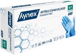 Handschoen Hynex nitril S blauw 3.5g pak à 100 stuks