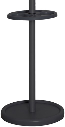 Kapstok Vepa Bins Crown 18 haken staand zwart-3