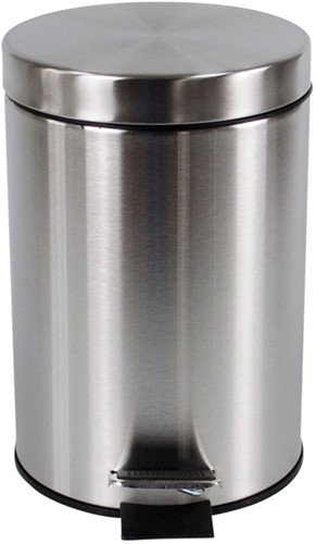 Pedaalemmer BRASQ 20 liter rvs