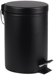 Pedaalemmer BRASQ 3 liter zwart