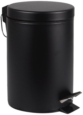 Pedaalemmer BRASQ 3 liter zwart