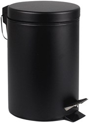 Pedaalemmer BRASQ 12 liter zwart