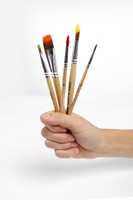 Penseel Qrea synthetisch haar nr 1 breedte 2,7mm-1