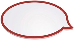 Workshopkaarten MAUL ballon 11x19cm wit 50 stuks