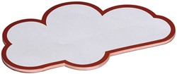 Workshopkaarten MAUL wolk 14x23cm wit 20 stuks