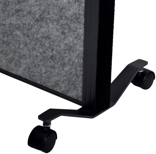 Scheidingswand MAUL akoestiek antraciet/kurk mobiel-2