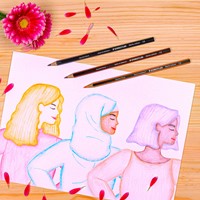 Kleurpotloden Staedtler Noris kleuren People of the World set à 12-3