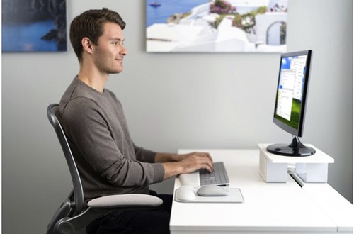 Muismat Kensington ergosoft met polssteun grijs-1