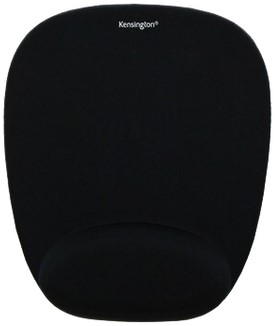 Muismat met polssteun Kensington foam zwart
