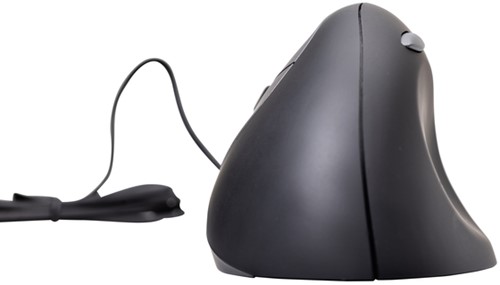 Muis Ergofy SRM  VS4 links draad zilver zwart-3