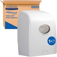 Handdoekroldispenser Kimberly Clark Aquarius wit 6959