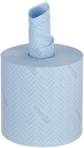 Poetspapier WypAll L10 1-laags 800 vel blauw 7255-1