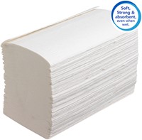 Handdoek Scott Control i-vouw 1-laags 200x210mm 15x304 vel wit 6689-1