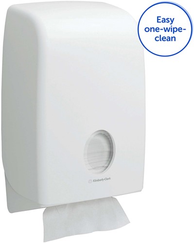 Handdoekdispenser Kimberly Clark Aquarius i-vouw wit 6945-3