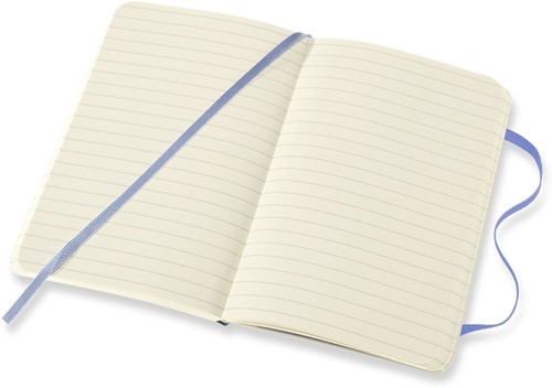 Notitieboek Moleskine pocket 90x140mm lijn soft cover hydrangea blue-3
