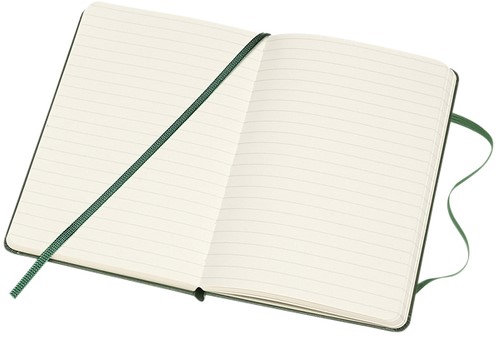 Notitieboek Moleskine pocket 90x140mm lijn hard cover myrtle green-1