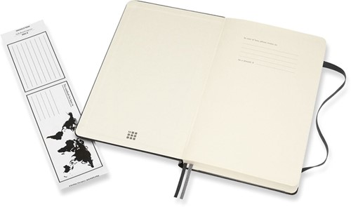 Notitieboek Moleskine Expanded large 130x210mm lijn hard cover zwart-2