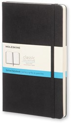 Notitieboek Moleskine large 130x210mm dots hard cover zwart
