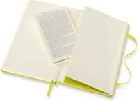 Notitieboek Moleskine pocket 90x140mm lijn hard cover lemon green-1