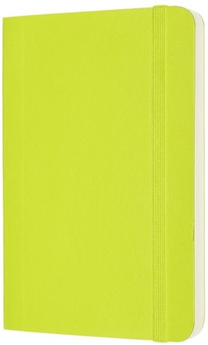 Notitieboek Moleskine pocket 90x140mm blanco soft cover lemon green-2