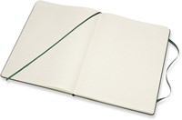 Notitieboek Moleskine XL 190x250mm blanco hard cover myrtle green-3