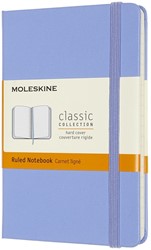 Notitieboek Moleskine pocket 90x140mm lijn hard cover hydrangea blue