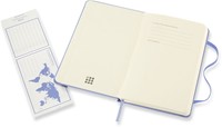 Notitieboek Moleskine pocket 90x140mm lijn hard cover hydrangea blue-2