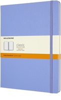 Notitieboek Moleskine XL 190x250mm lijn hard cover hydrangea blue