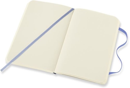 Notitieboek Moleskine pocket 90x140mm blanco soft cover hydrangea blue-3