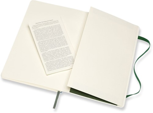 Notitieboek Moleskine large 130x210mm dots soft cover myrtle green-1