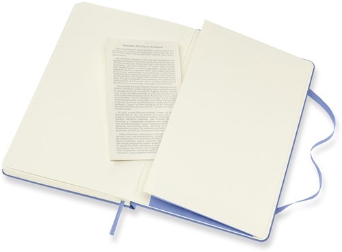 Notitieboek Moleskine large 130x210mm blanco hard cover hydrangea blue-1