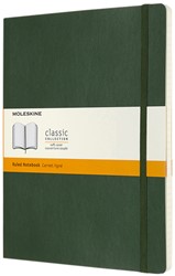 Notitieboek Moleskine XL 190x250mm lijn soft cover myrtle green