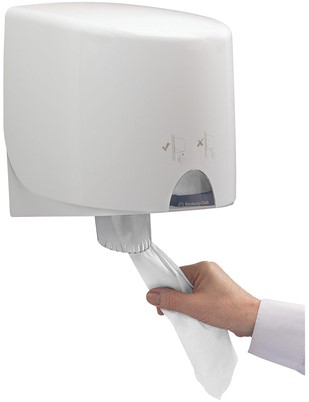 Poetspapier WypAll L10 1-laags 800 vel wit 7256-3