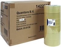 Verpakkingstape IEZZY PP 50mmx150m (Jumbo) transparant 6 rollen-2