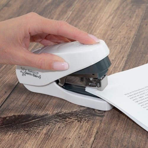 Nietmachine Rapesco Germ-Savvy Less Effort Eco antibacterieel wit-2