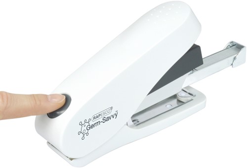 Nietmachine Rapesco Germ-Savvy Less Effort Eco Luna antibacterieel wit-3