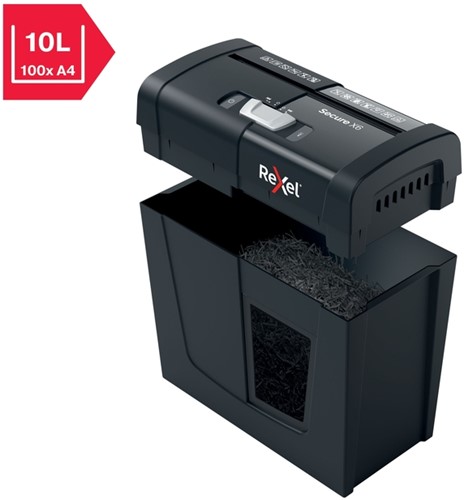 Papiervernietiger Rexel Secure X6 snippers 4x40mm-11