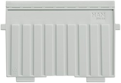 Scheidingsplaat kaartenbak Han A6 dwars lichtgrijs