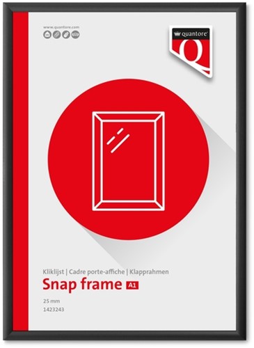 Kliklijst Quantore premium A1 25mm zwart