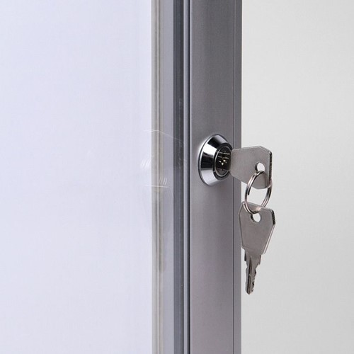 Vitrinebord Quantore luxe 2x A4 zilver-3