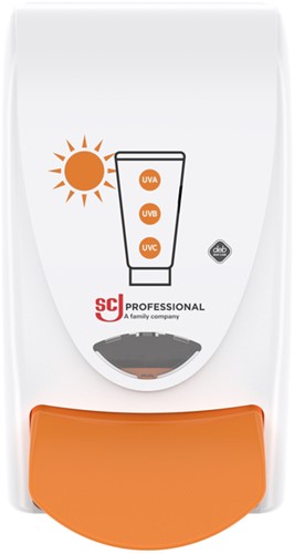 Zonnebranddispenser SCJ Proline Sun Protect 1liter wit