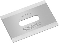 Reservemes Martor rechthoekig nr. 92043 10 stuks-1