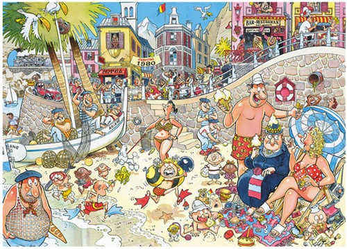 Puzzel Wasgij Retro Destiny 8 Hoogseizoen 1000 stukjes-1