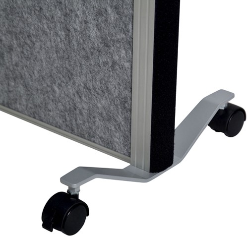 Scheidingswand MAUL akoestiek 100x180 akoest whiteb kurk alum.frame mobiel-2