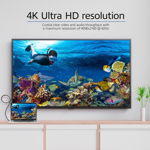 Kabel ACT USB-C naar HDMI 60Hz  2 meter-3