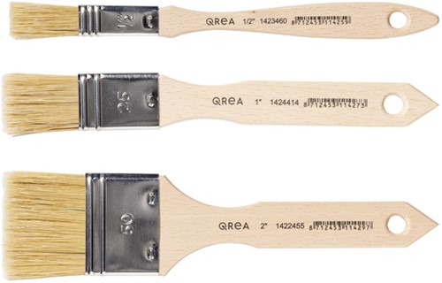 Kwast Qrea varkenshaar set à 3 breedtes-2