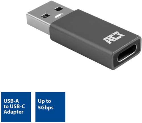 Adapter ACT USB-A naar USB-C USB 3.2 Gen.1-1