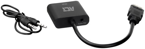 Adapter ACT HDMI naar VGA met audio 0.15 meter-1