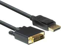Kabel ACT DisplayPort naar DVI 1.8 meter zwart